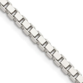 High-Quality 3.25mm Sterling Silver Box Chain - Stylish & Affordable Value!