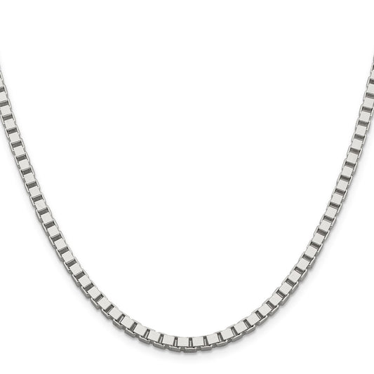 Buy Exclusive 3.75mm Sterling Silver Box Link Chain - Stylish & Affordable!