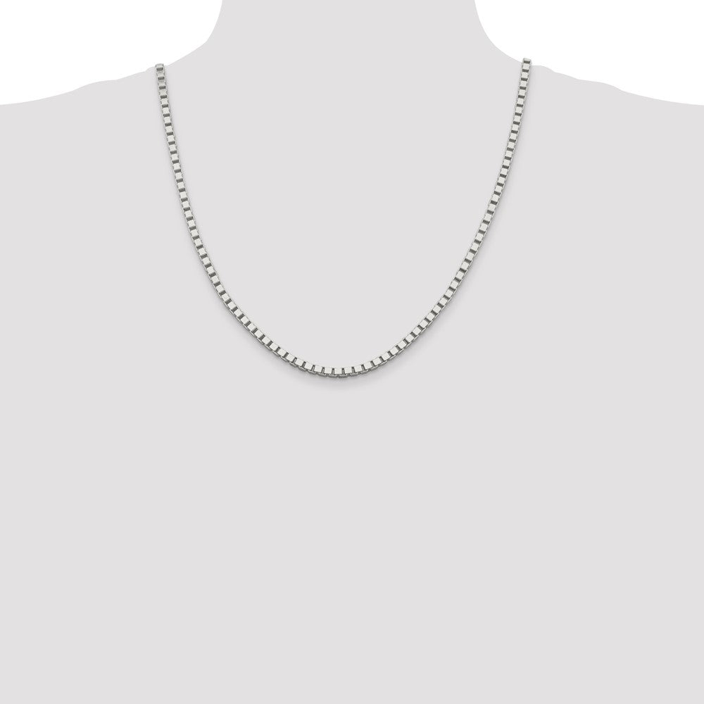 Buy 3.75mm Sterling Silver Box Chain - Stylish and Affordable Jewelry!