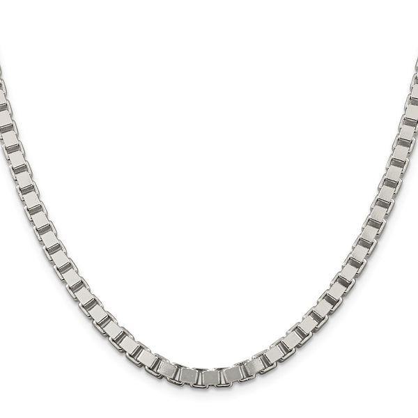 4.5mm Sterling Silver Box Chain - Style GR1-1031048
