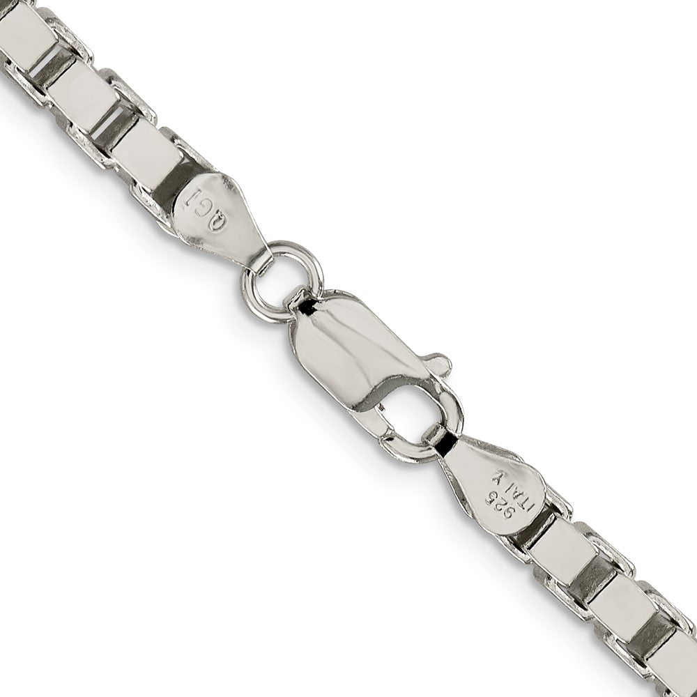 High-Quality 4.5mm Sterling Silver Box Chain - Stylish and Affordable Jewelry