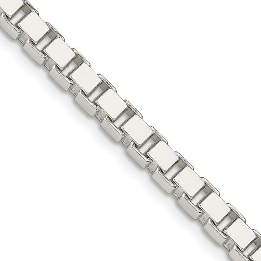 High-Quality 4.5mm Sterling Silver Box Chain - Stylish & Affordable Jewelry