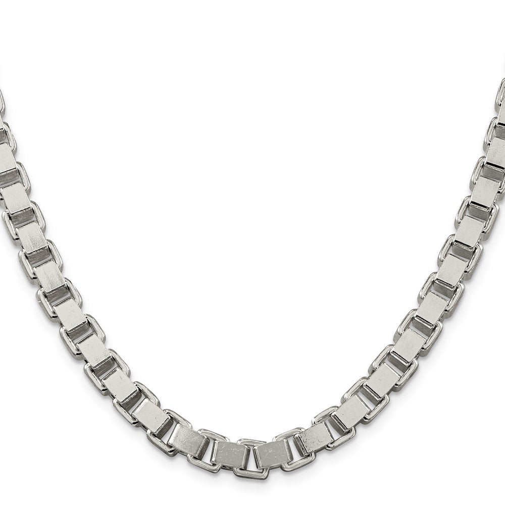 Buy Stylish 7mm Sterling Silver Box Chain - Affordable Luxury Jewelry