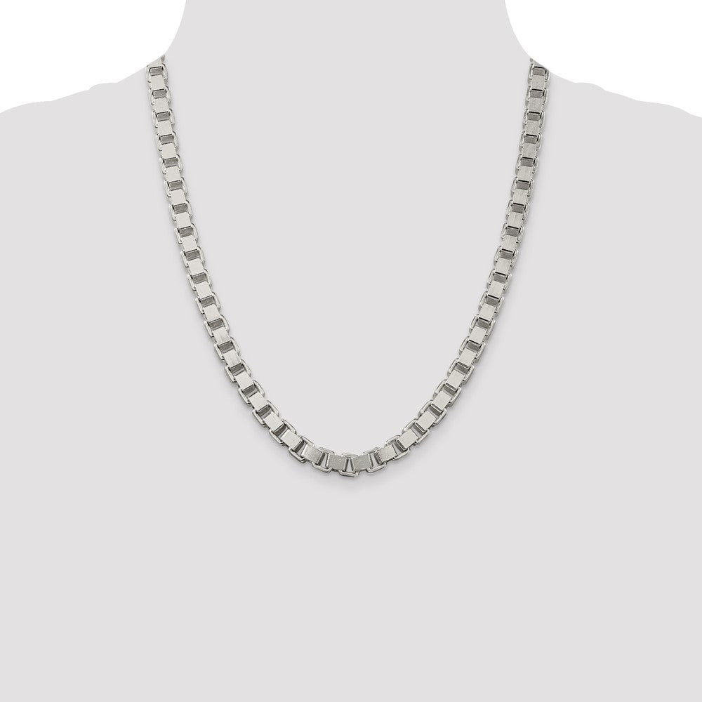 Buy 7mm Sterling Silver Box Chain - Stylish & Affordable Jewelry Option