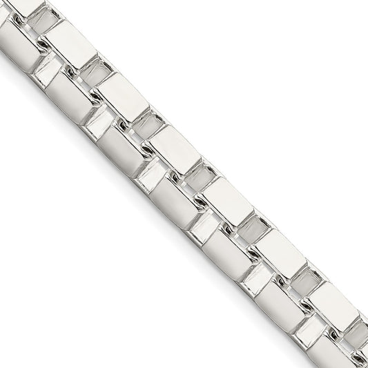 Buy Stylish 7mm Sterling Silver Box Chain - Affordable Luxury Jewelry