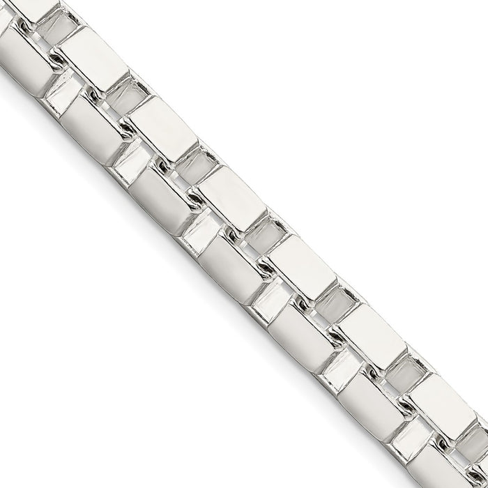 Buy 7mm Sterling Silver Box Chain - Stylish & Affordable Jewelry Option-1