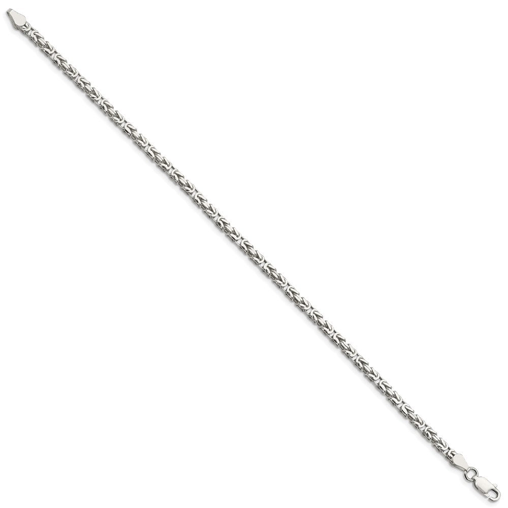 Buy Stylish 2.5mm Sterling Silver Byzantine Chain Necklace - Affordable Luxury