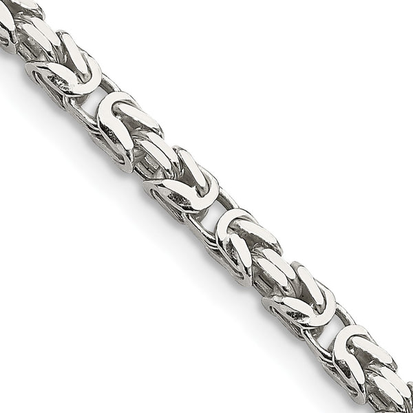 2.5mm Sterling Silver Byzantine Chain - Style GR1-1031495