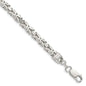 High-Quality 4.25mm Sterling Silver Byzantine Necklace | Stylish Value Chain-1