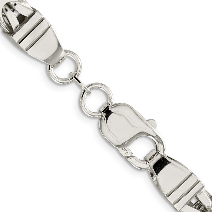 Buy Stylish 7.5mm Sterling Silver Byzantine Chain Necklace - Luxury Value!-3
