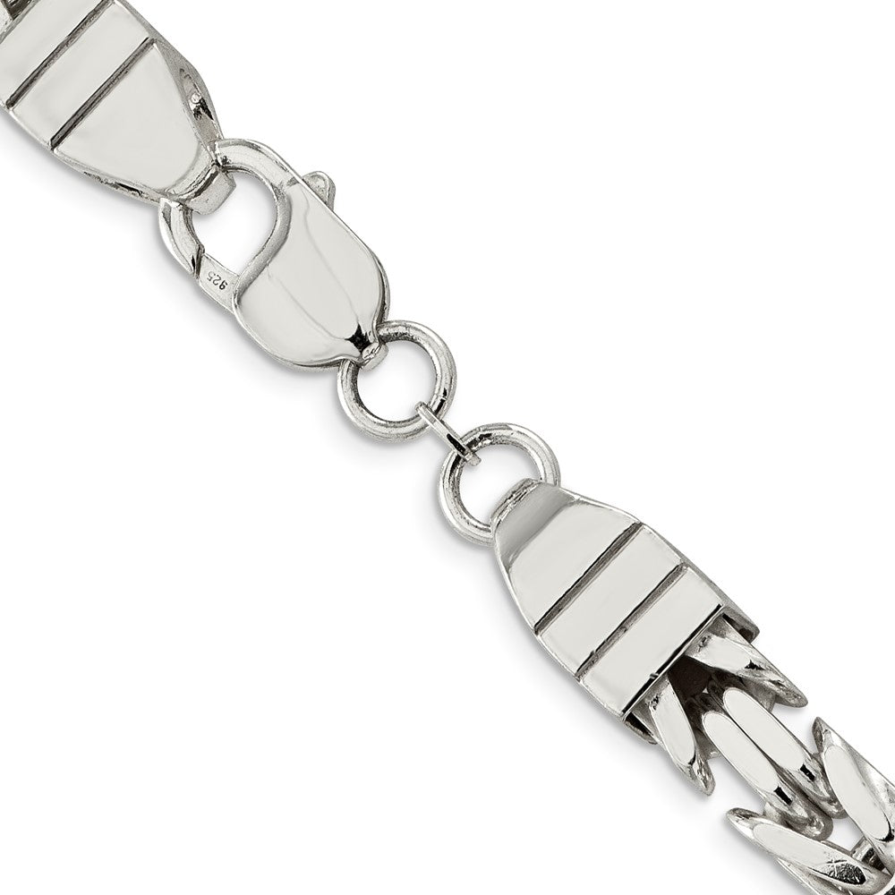 Exclusive Sterling Silver 8.25mm Byzantine Link Chain - Affordable Luxury Jewelry