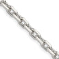 Buy Stylish 4.9mm Beveled Oval Link Cable Chain in High-Quality Sterling Silver-4
