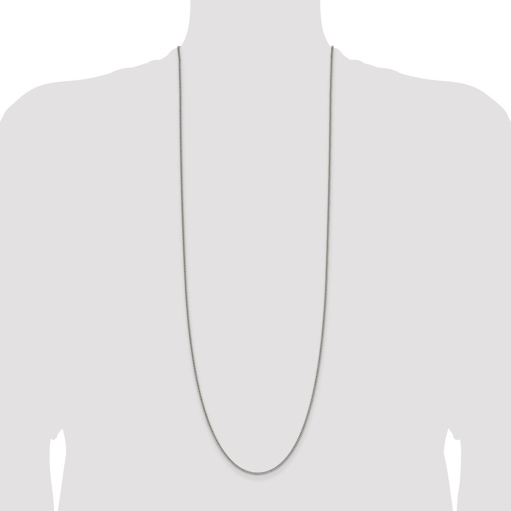 Exclusive 1.75mm Sterling Silver Curb Chain - Stylish & Affordable Luxury