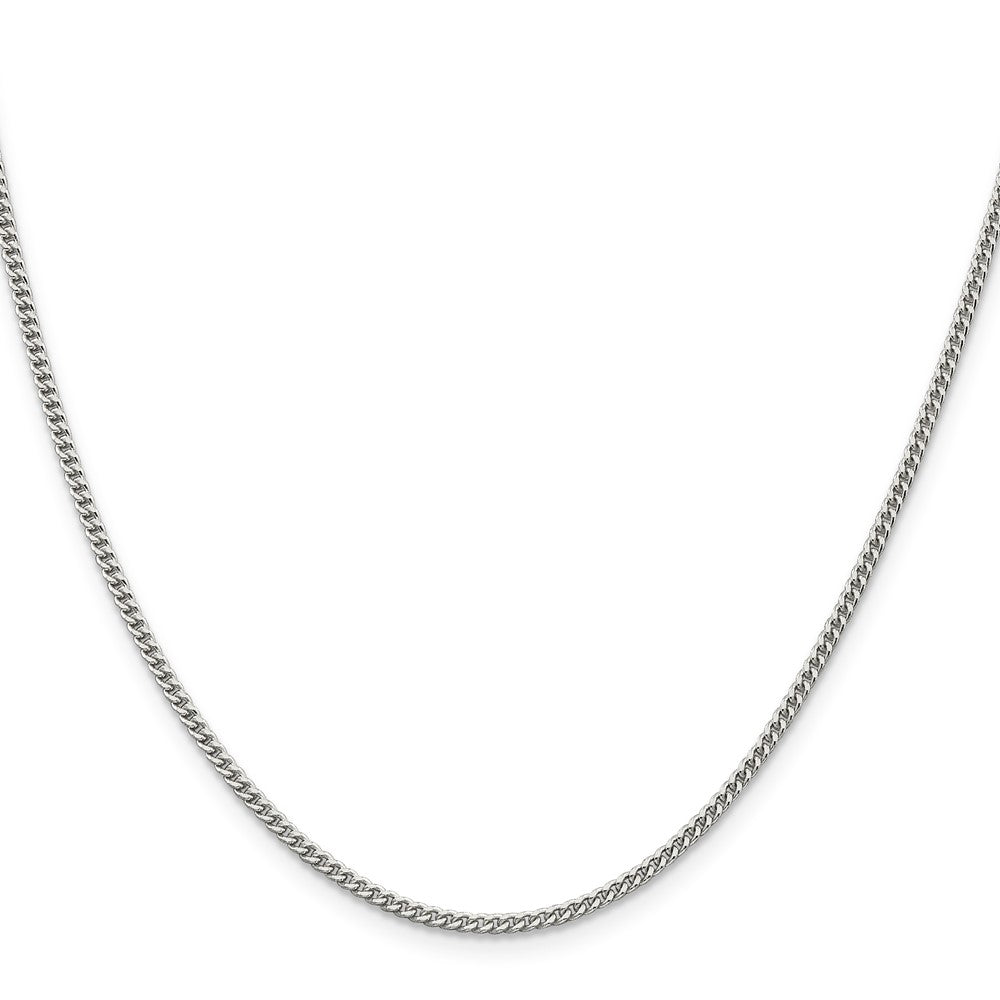 High-Quality 2mm Sterling Silver Curb Chain - Affordable Stylish Jewelry