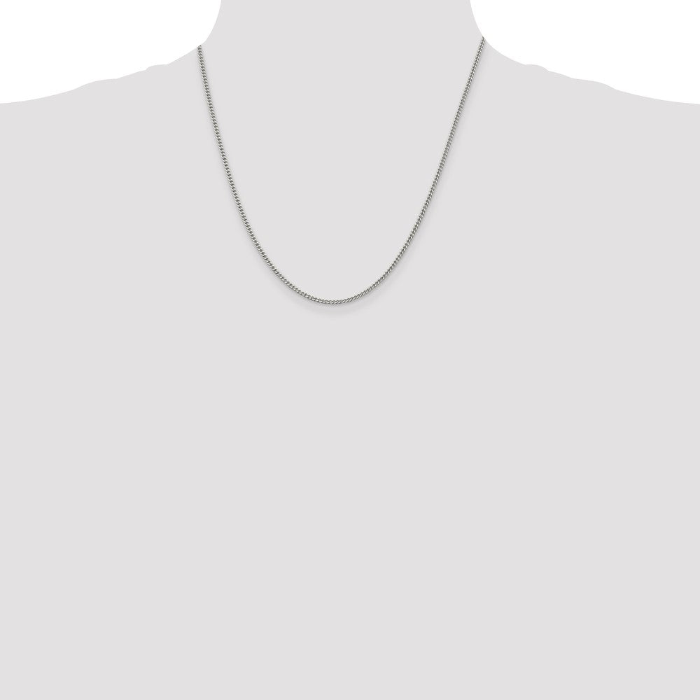 Buy 2mm Sterling Silver Curb Chain - Stylish & Affordable Quality Jewelry