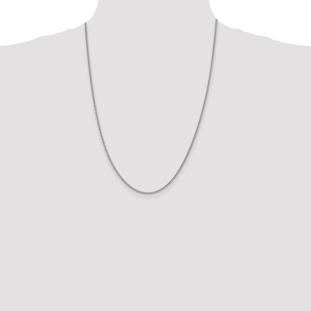 Buy 2mm Sterling Silver Curb Chain - Stylish & Affordable Jewelry Option