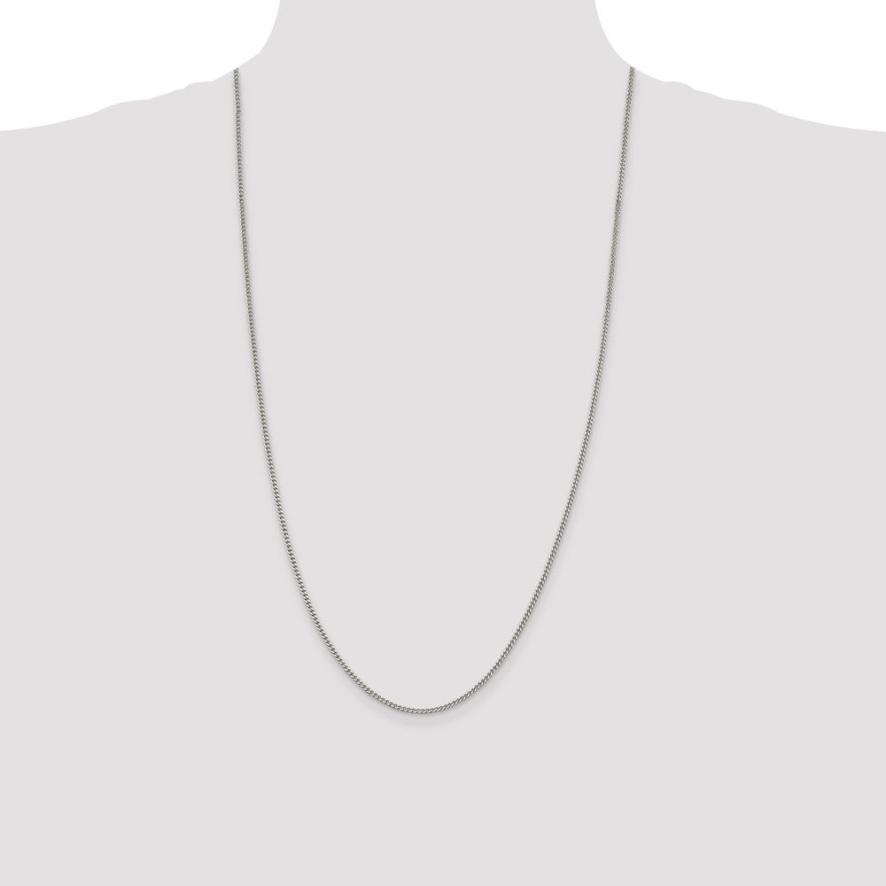 Buy 2mm Sterling Silver Curb Chain - Stylish, High-Quality & Affordable!