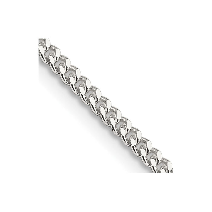 High-Quality 2mm Sterling Silver Curb Chain - Affordable Stylish Jewelry-1