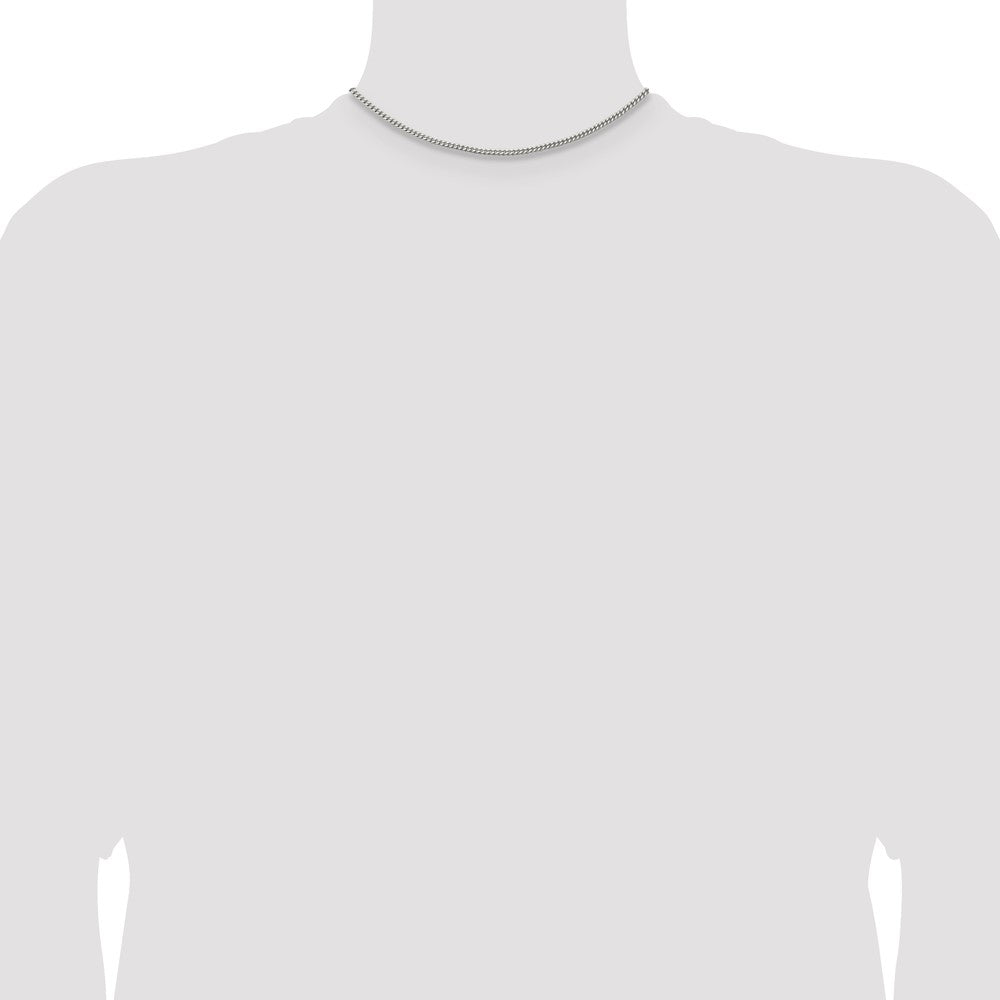 Buy Stylish 3mm Sterling Silver Curb Chain - High-Quality & Affordable Jewelry