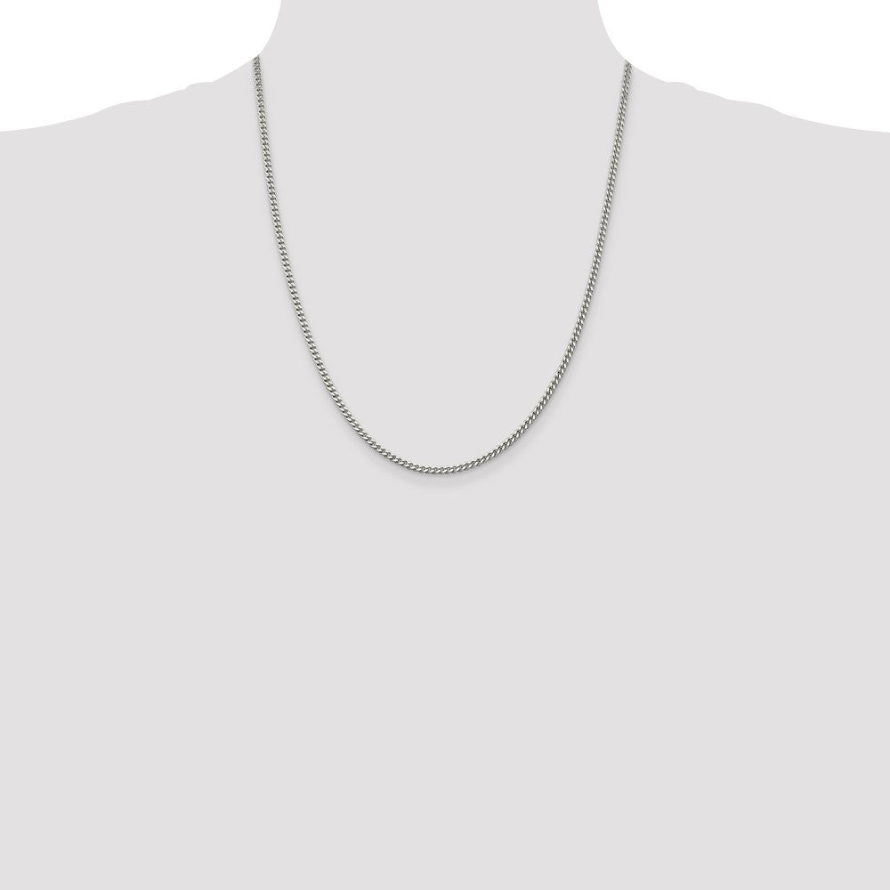 Buy 3mm Sterling Silver Curb Chain - Stylish & Affordable Jewelry Accessory