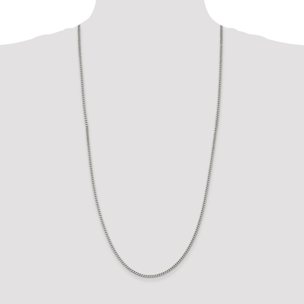 Buy 3mm Sterling Silver Curb Chain - Stylish & Affordable Jewelry Accessory