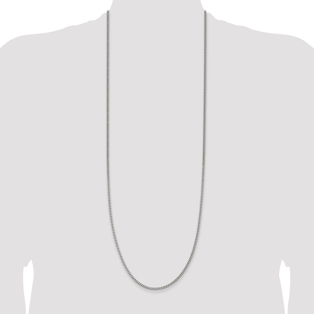 Buy 3mm Sterling Silver Curb Chain - Stylish & Affordable Jewelry Option!