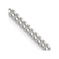 High-Quality 3mm Sterling Silver Curb Chain | Stylish and Affordable Accessory-3
