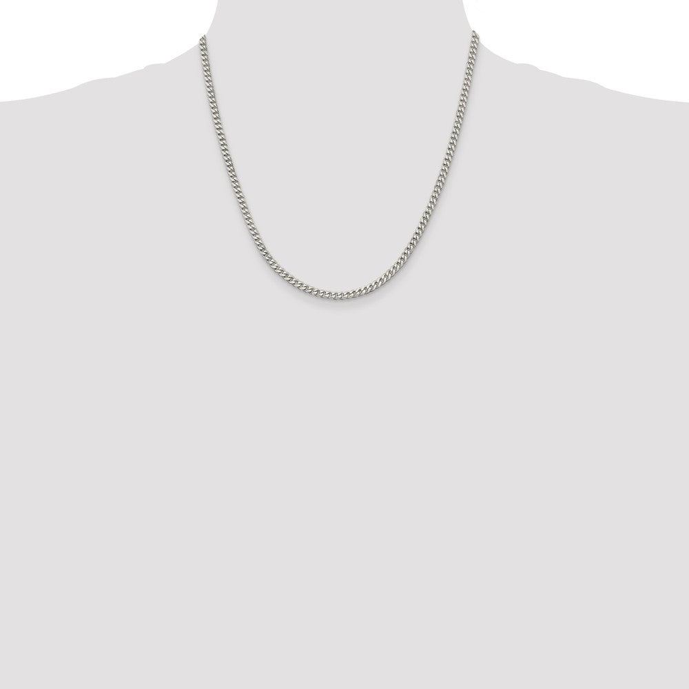 Buy Stylish 3.5mm Sterling Silver Curb Chain - Affordable Luxury Accessory