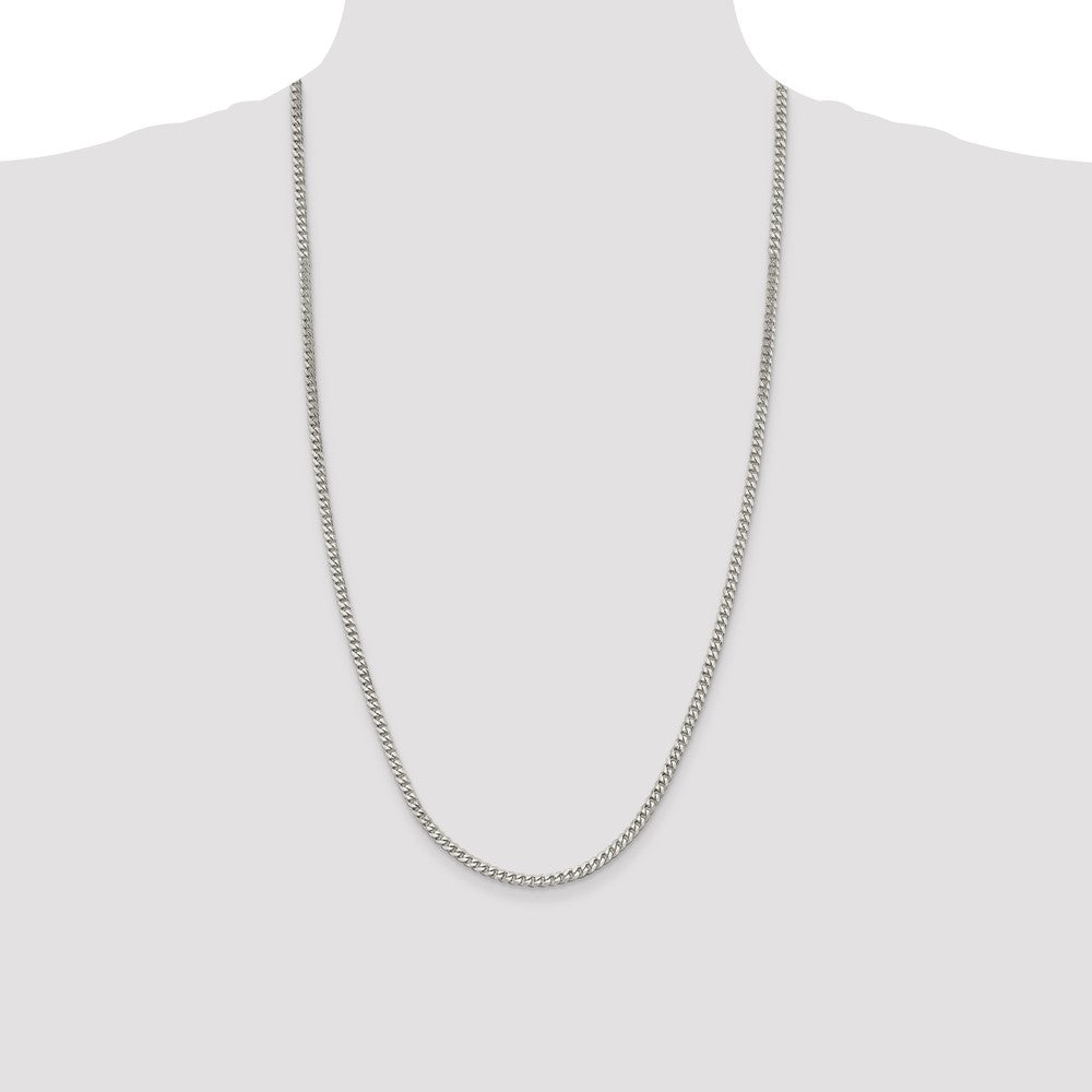 Buy 3.5mm Sterling Silver Curb Chain - Stylish & Affordable Jewelry