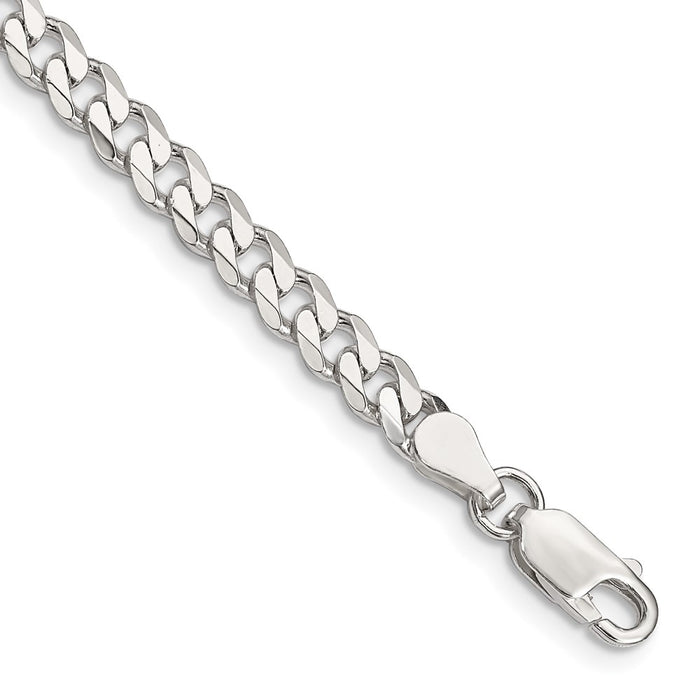 Exclusive 4.5mm Sterling Silver Curb Chain - Stylish and Affordable Design-1