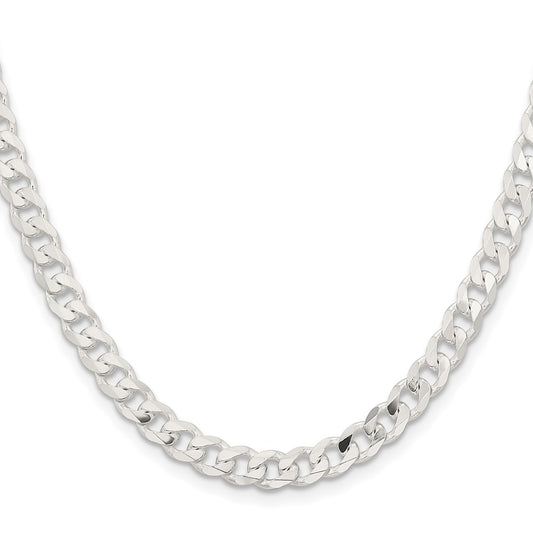 Buy 5.7mm Sterling Silver Curb Chain - Stylish & Affordable Jewelry Option