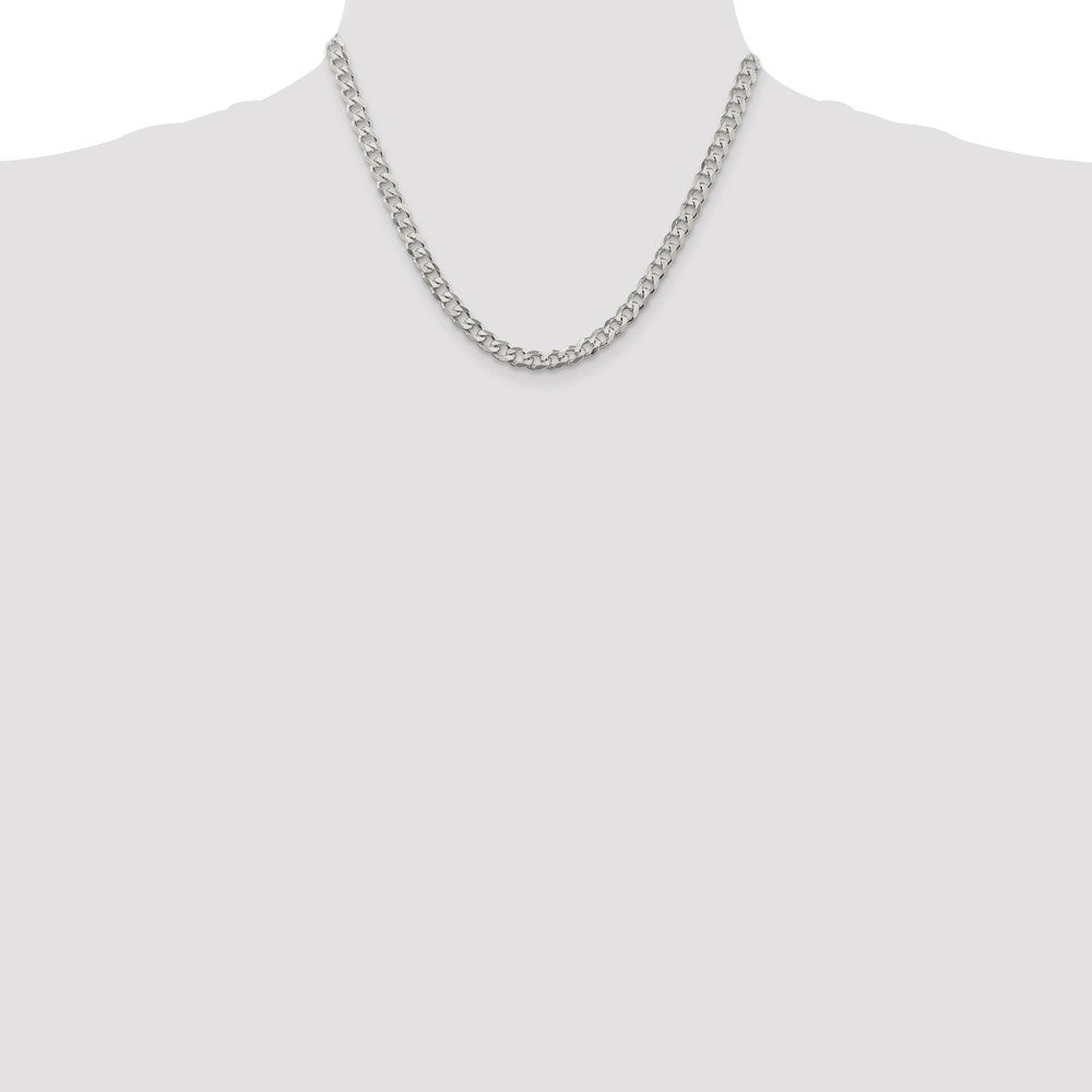 Buy 5.7mm Sterling Silver Curb Chain - Stylish & Affordable Jewelry Option!