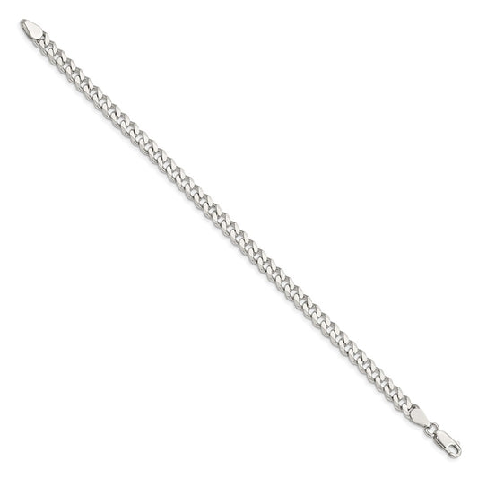 High-Quality 5.7mm Sterling Silver Curb Chain - Stylish & Discounted Option!