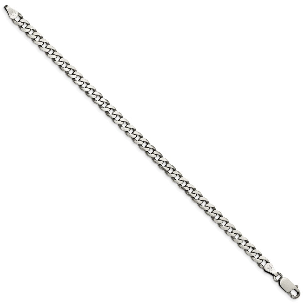 High-quality 6.0mm Sterling Silver Curb Chain - Affordable Luxury Accessory