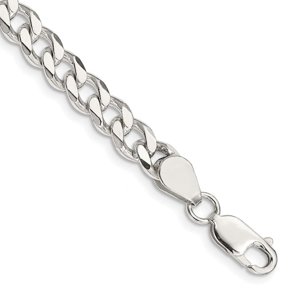 6.5mm Sterling Silver Curb Chain - Style GR1-1029973