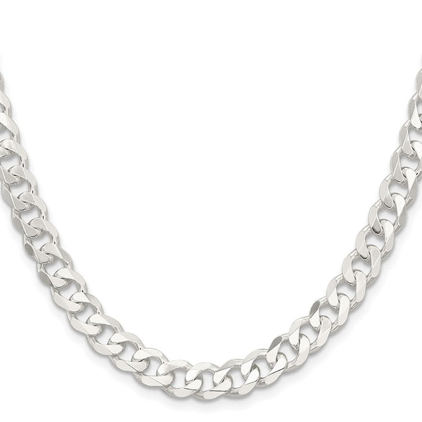 7.5mm Sterling Silver Curb Chain - Style GR1-1031889