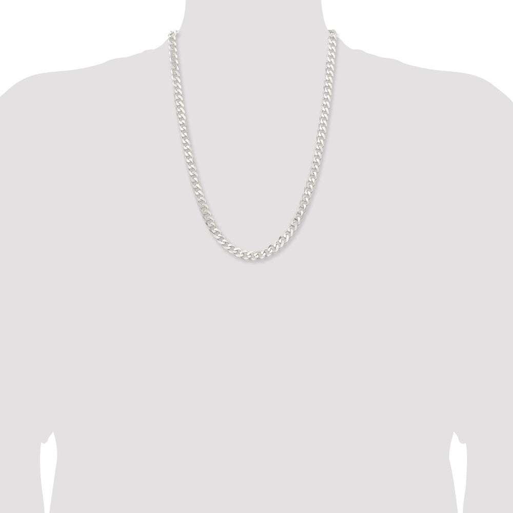 Buy Stylish 7.5mm Sterling Silver Curb Chain - High-Quality Value Jewelry