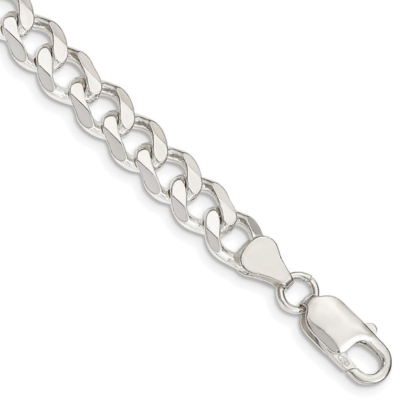7.5mm Sterling Silver Curb Chain - Style GR1-1029698