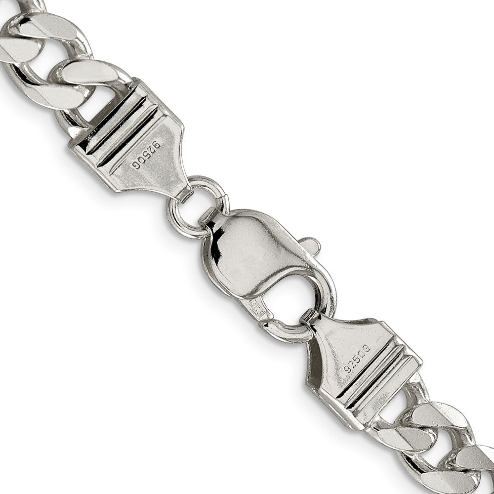 High-Quality 8.3mm Sterling Silver Curb Chain | Stylish & Affordable Price