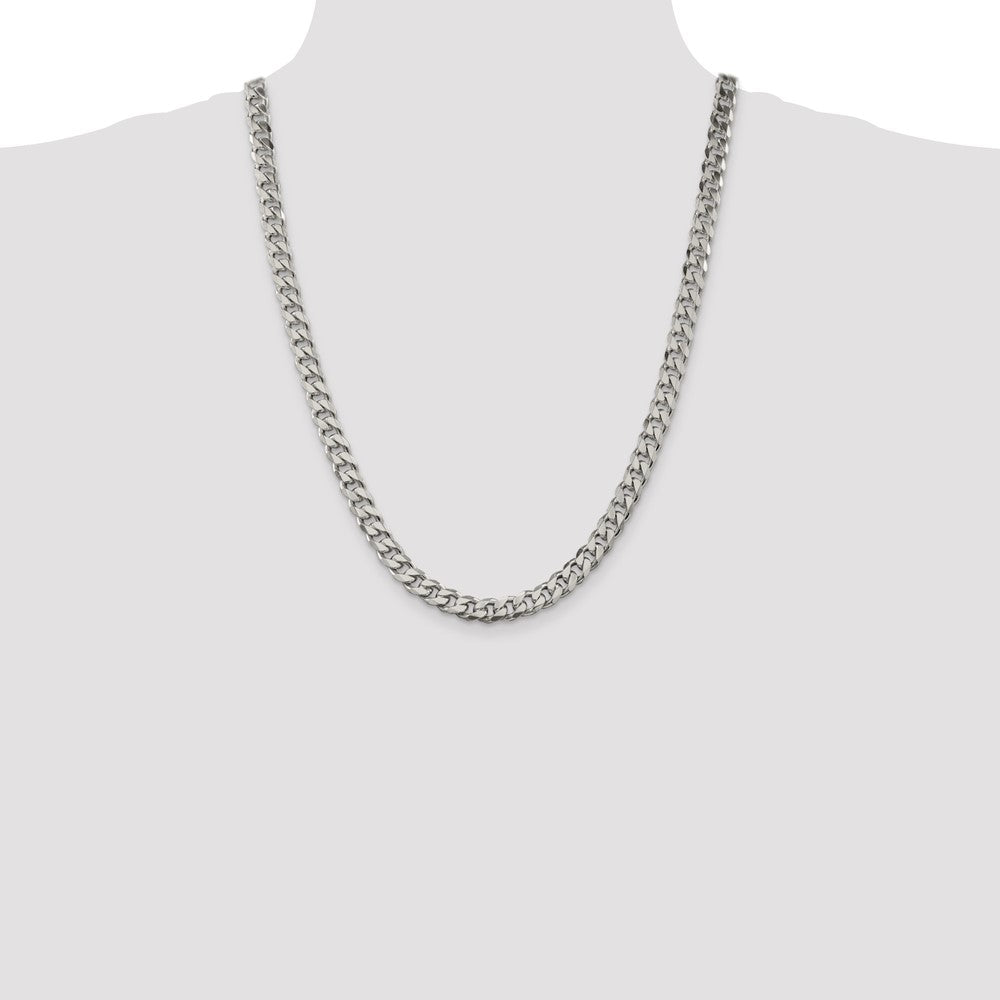 Buy Stylish 8.3mm Sterling Silver Curb Chain - Luxury at an Affordable Price