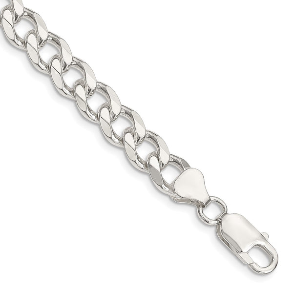 8.3mm Sterling Silver Curb Link Chain