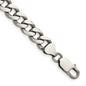 High-Quality Antiqued Sterling Silver 8.3mm Curb Chain - Luxury Value-1