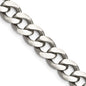 High-quality Antiqued Sterling Silver 8.3mm Curb Chain - Stylish & Affordable-4