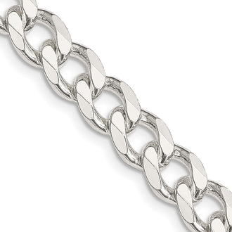 Buy Stylish 8.3mm Sterling Silver Curb Chain | Affordable Luxury Design