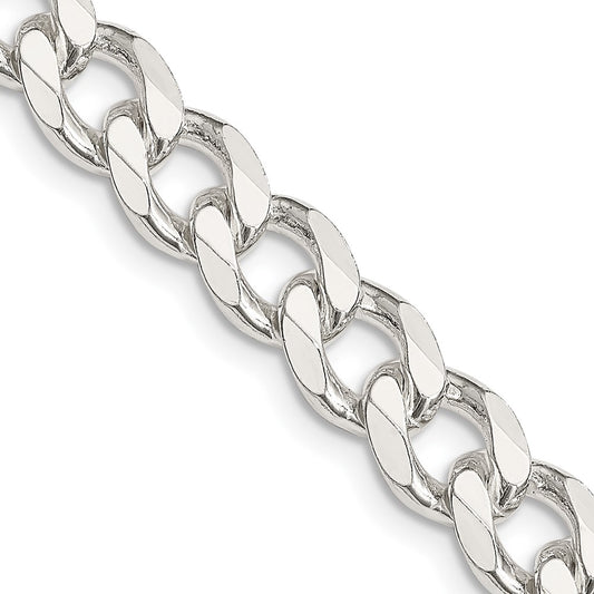 Buy Stylish 8.3mm Sterling Silver Curb Chain | Affordable Luxury Design