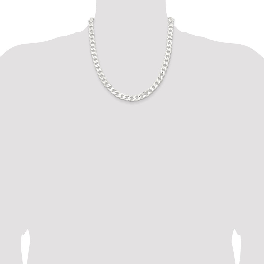 Buy Stylish 9.3mm Sterling Silver Curb Chain - Affordable Luxury Accessory