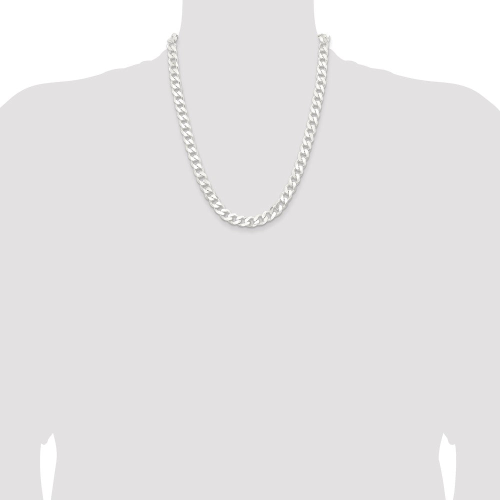 Buy 9.3mm Sterling Silver Curb Chain - Stylish & Affordable Jewelry Piece