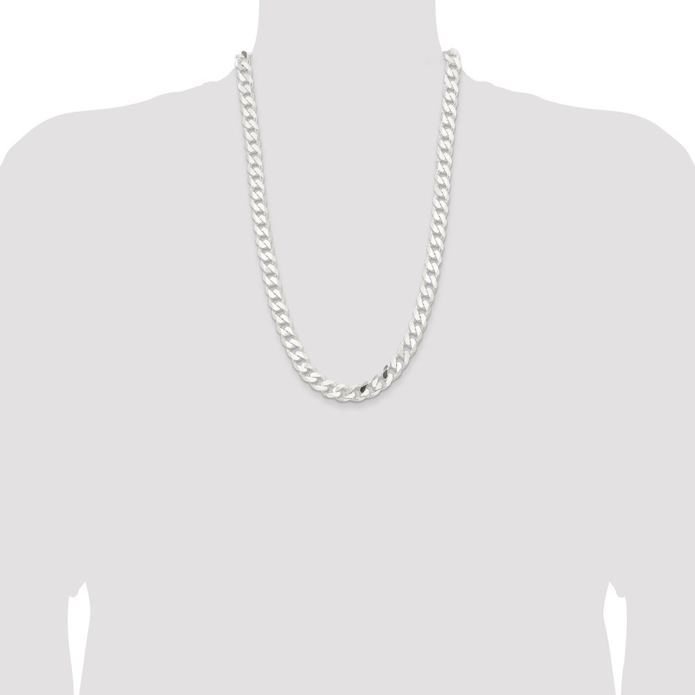 Buy Stylish 11mm Sterling Silver Curb Chain - Affordable Luxury Accessory