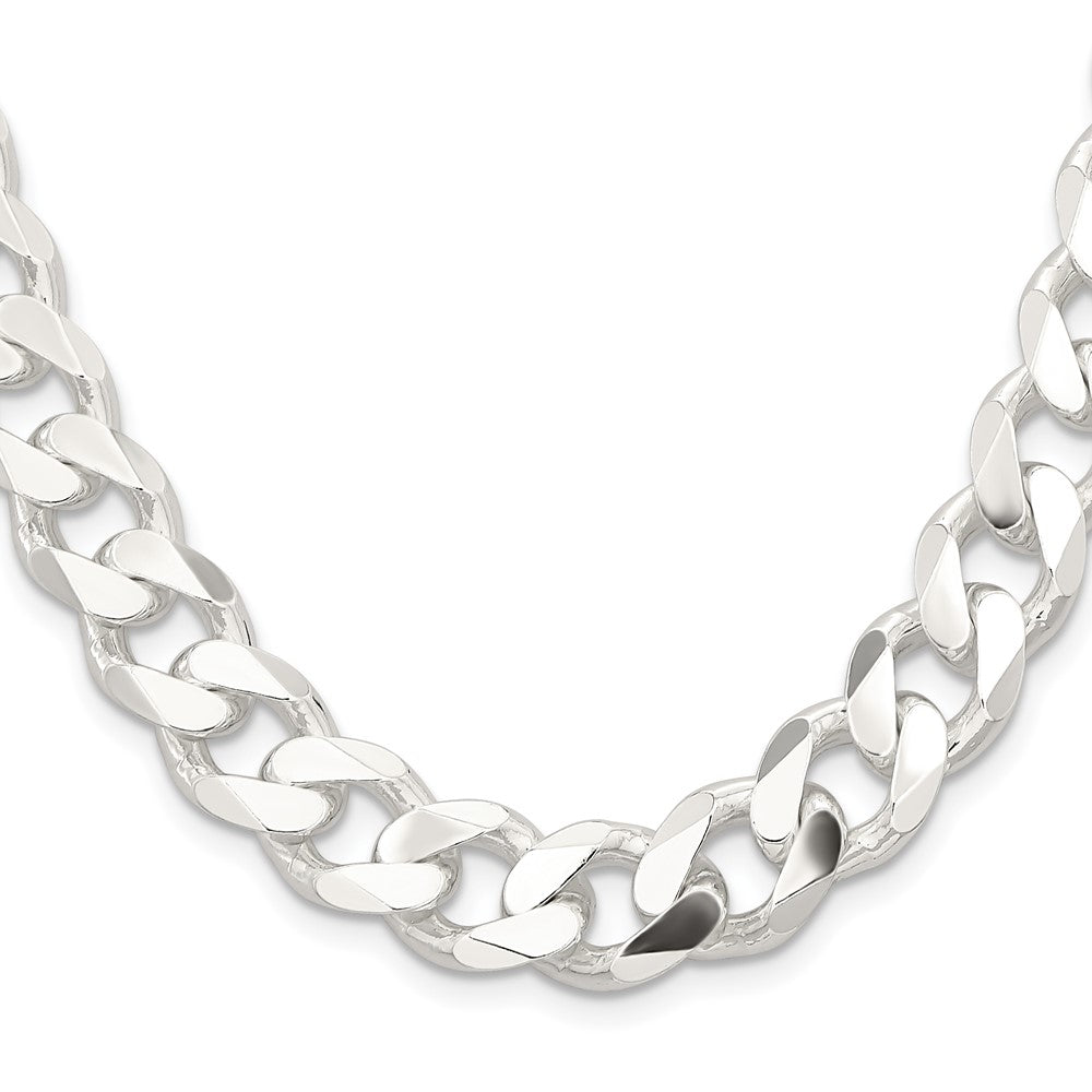 Buy 13mm Sterling Silver Curb Chain - Stylish & Affordable Jewelry Option