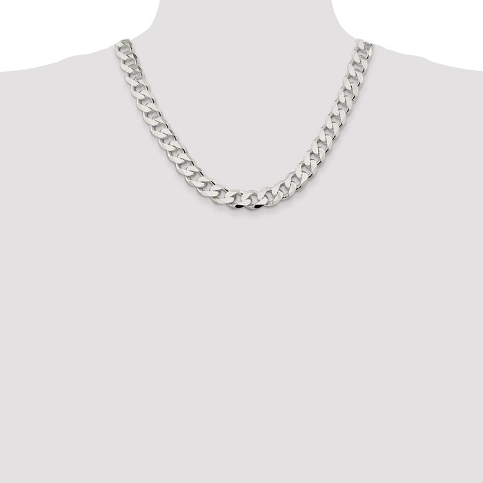 Buy 13mm Sterling Silver Curb Chain - Stylish & Affordable Jewelry Option-4